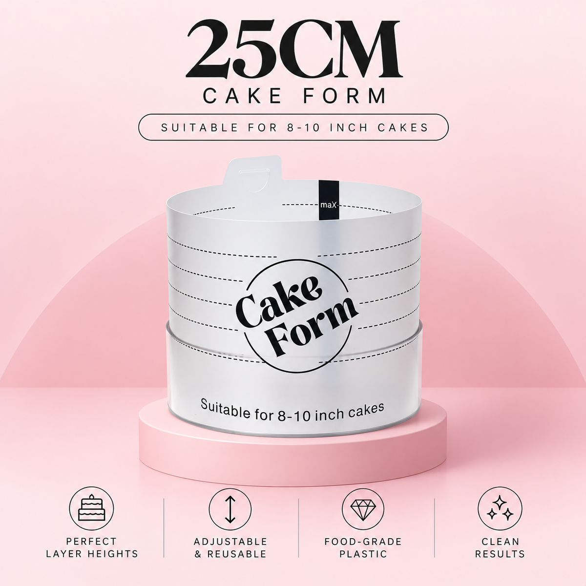 Adjustable Round Cake Ring