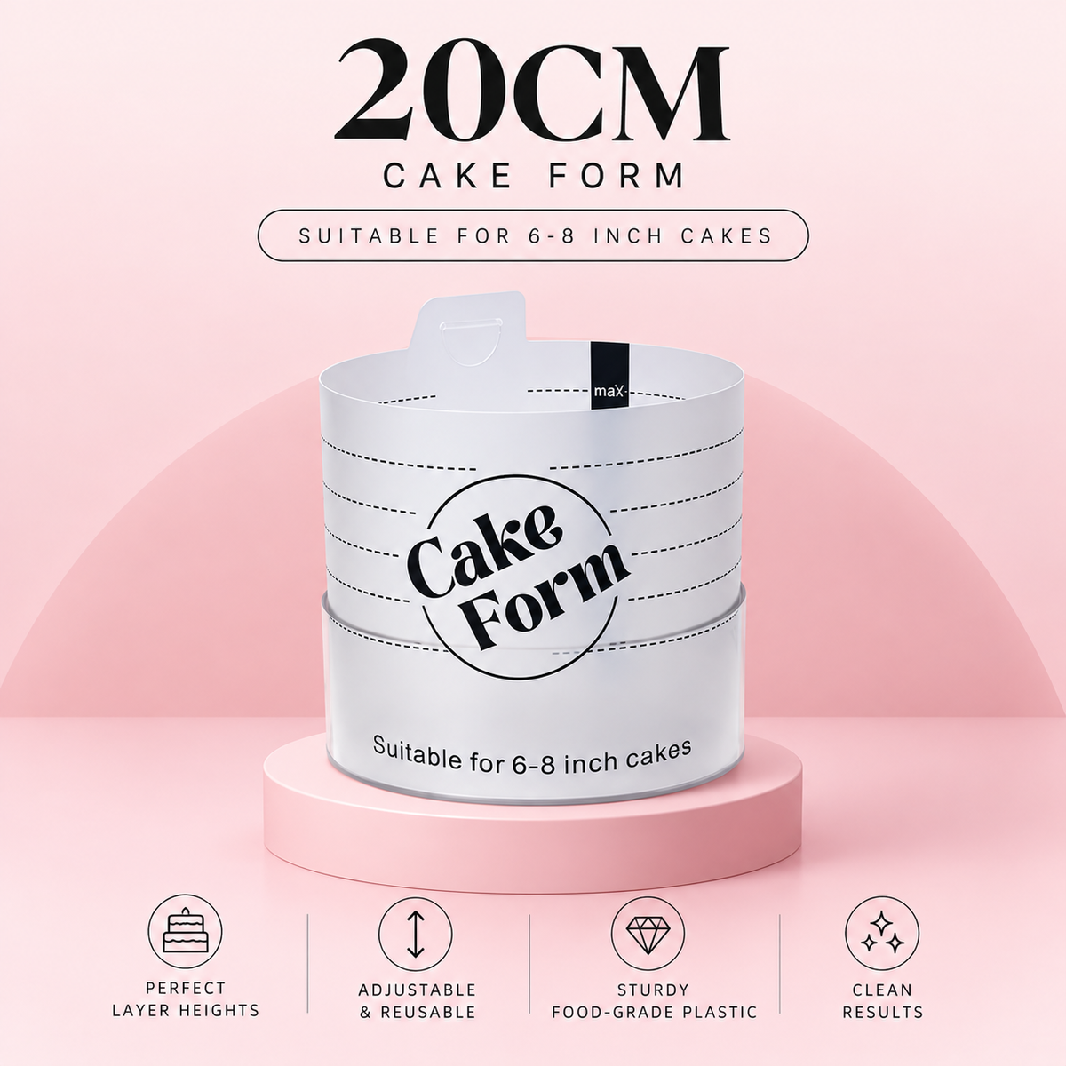 Adjustable Round Cake Ring
