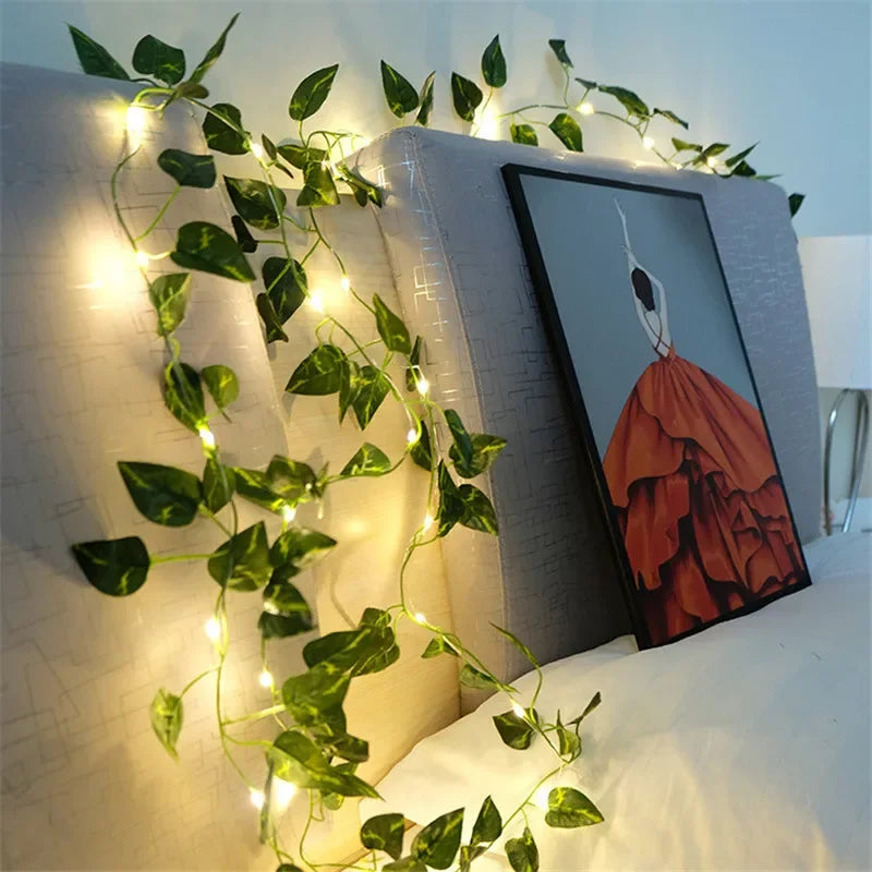 Green Leaf Fairy Lights