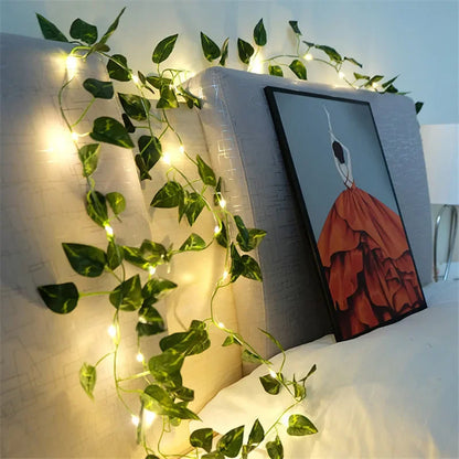 Green Leaf Fairy Lights