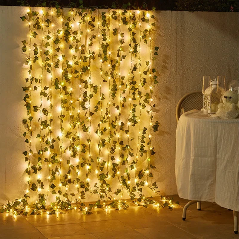 Green Leaf Fairy Lights