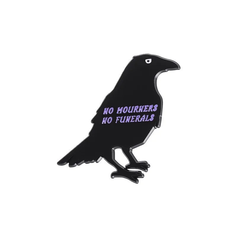 Enchanted Crow Badges
