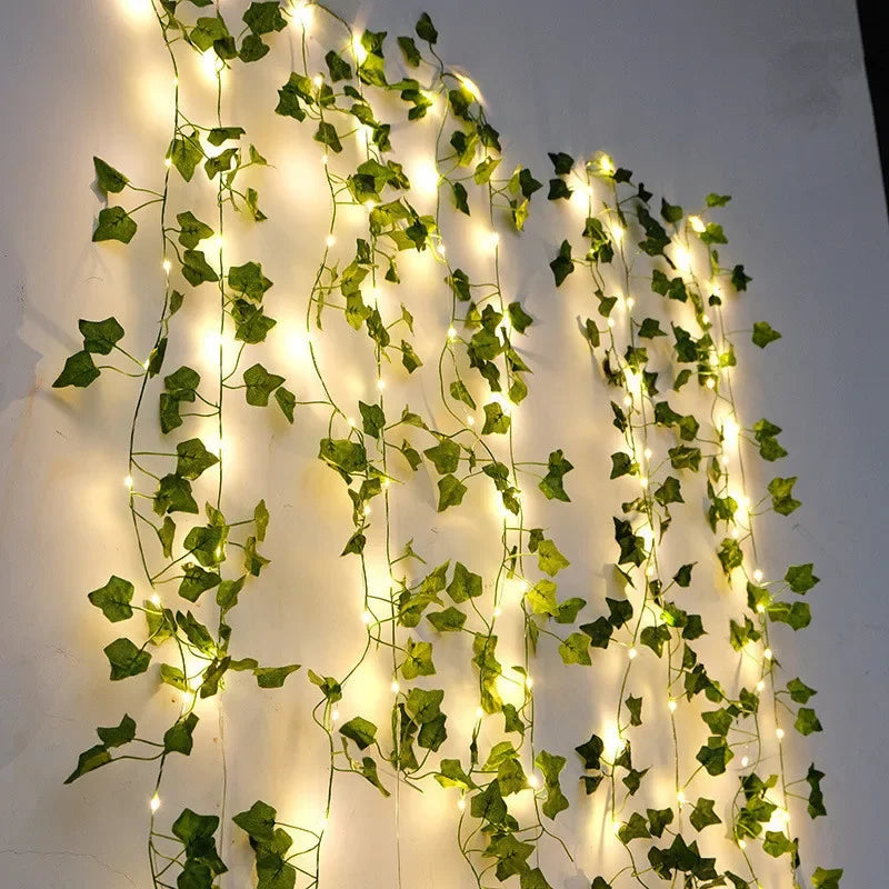Green Leaf Fairy Lights