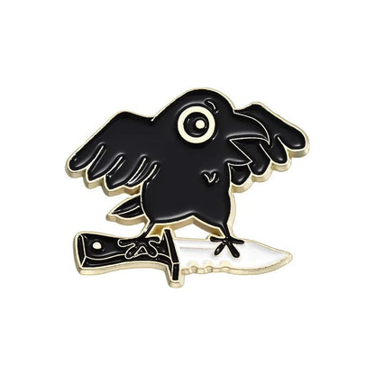 Enchanted Crow Badges