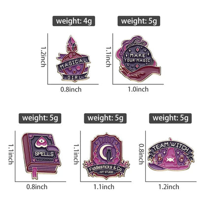 Enchanted Crow Badges