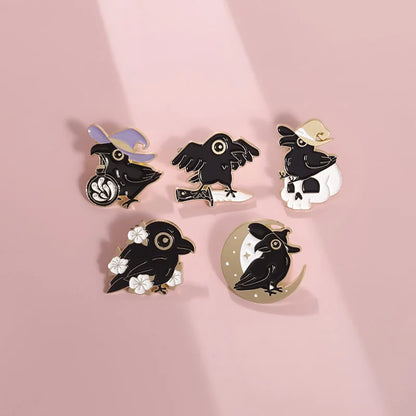 Enchanted Crow Badges