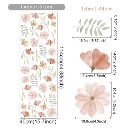 Boho Flower Stickers