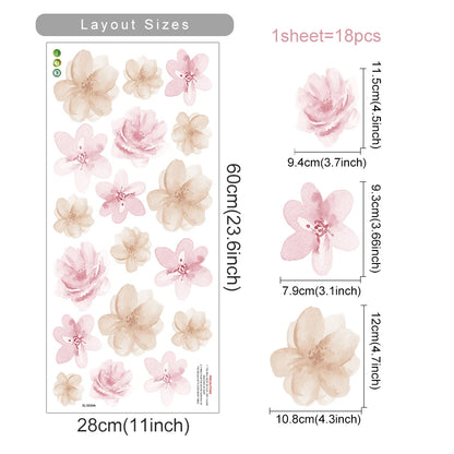 Boho Flower Stickers