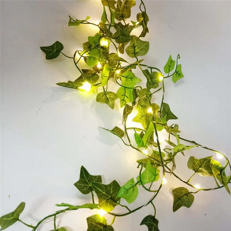 Green Leaf Fairy Lights