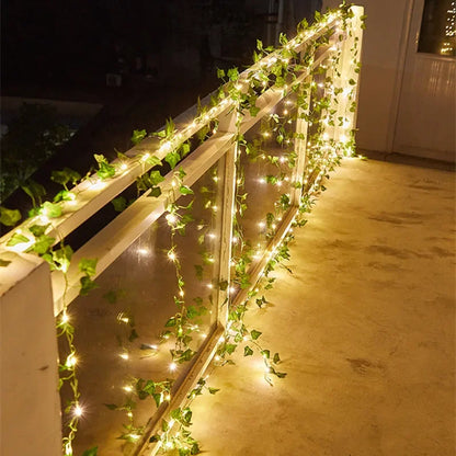 Green Leaf Fairy Lights