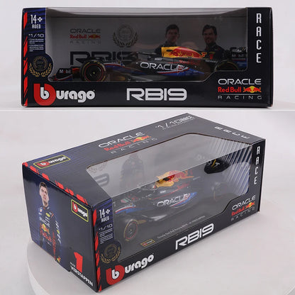 1:18 Red Bull RB19 diecast model side profile