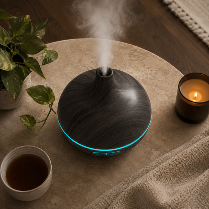 Wood Grain Ultrasonic Air Humidifier