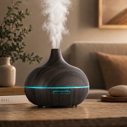 Wood Grain Ultrasonic Air Humidifier